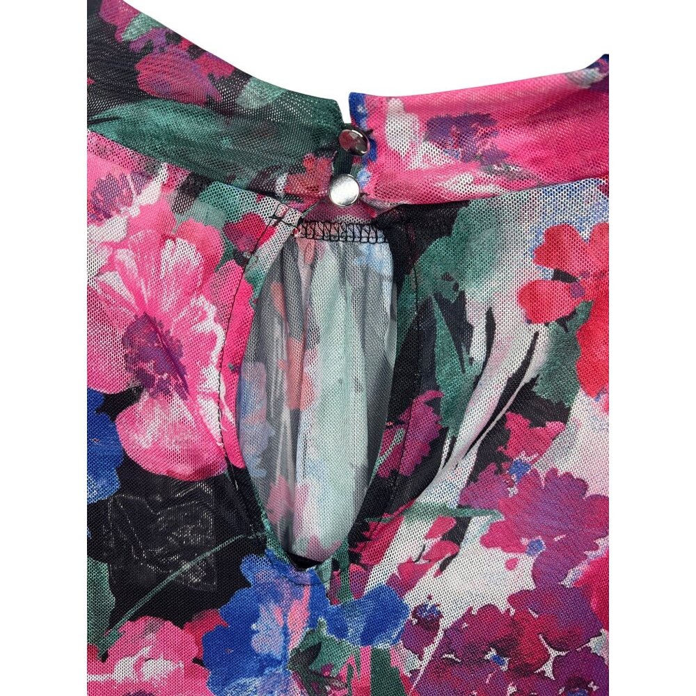 Cupio Blush Womens Floral Print Long Sleeve Top 2X - Picture 9 of 10